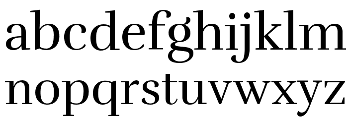 Rufina Font LOWERCASE