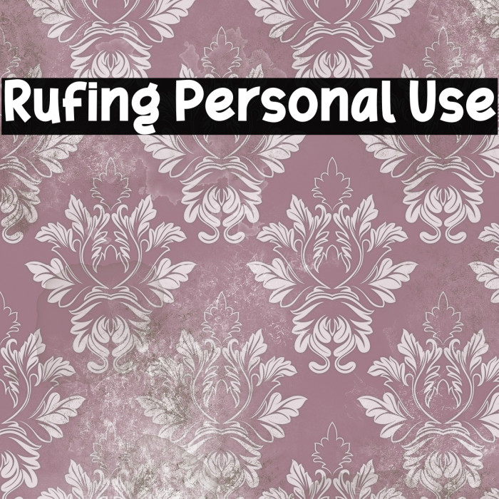Rufing Personal Use Example 3
