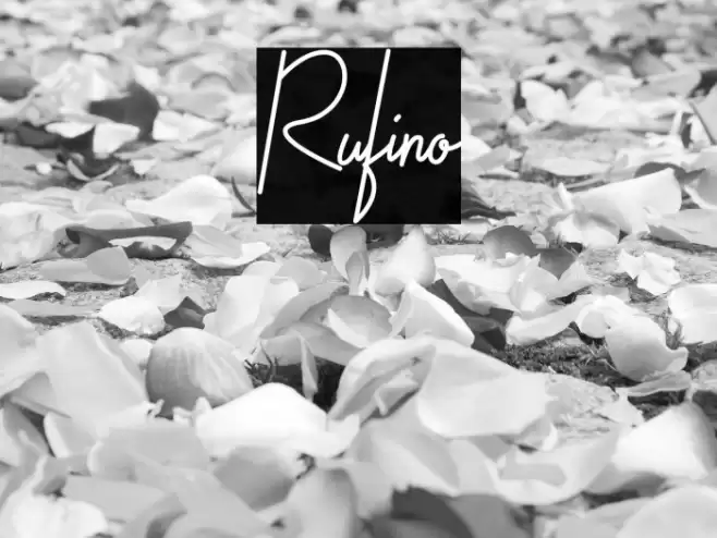 Rufino Font examples