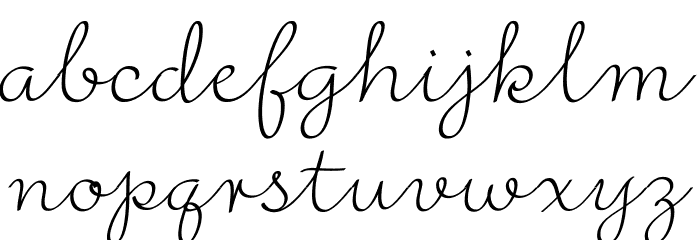 Rufus Script DEMO Font LOWERCASE