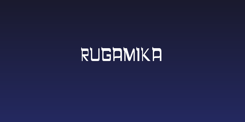 Rugamika Social Header