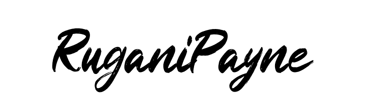Rugani Payne  フリーフォントのダウンロード
