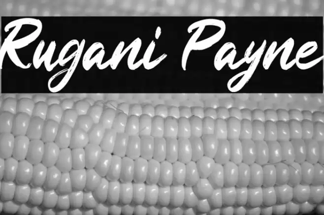 Rugani Payne Font examples