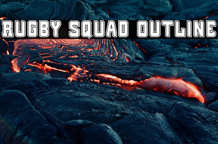 Rugby Squad Outline Example 2