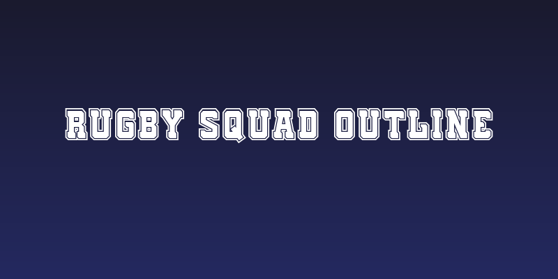 Rugby Squad Outline Social Header