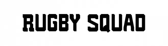 Rugby Squad  Frei Schriftart Herunterladen