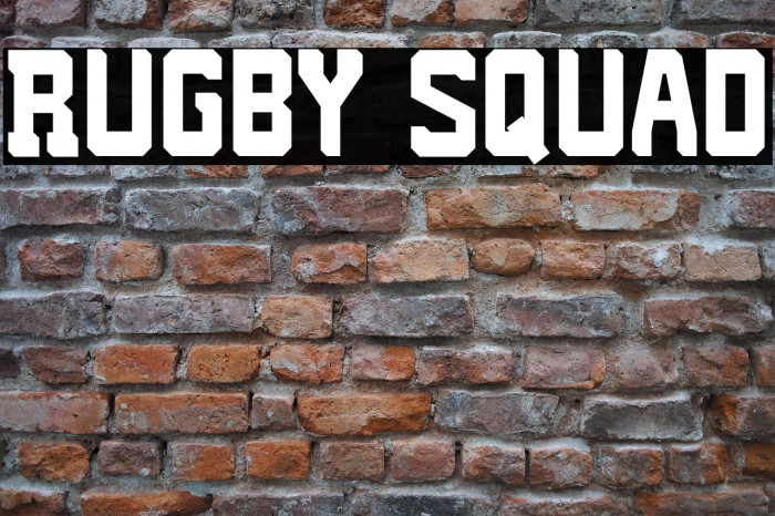 Rugby Squad Example 3