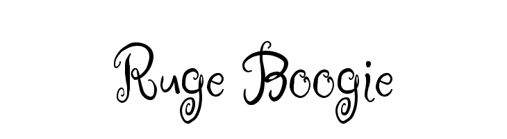 Ruge Boogie Font