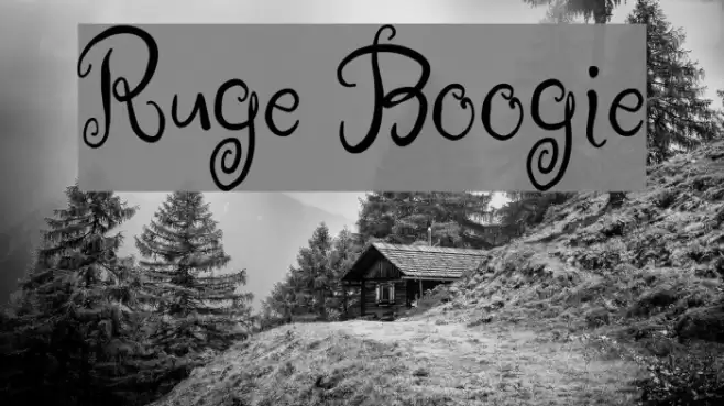 Ruge Boogie Font examples