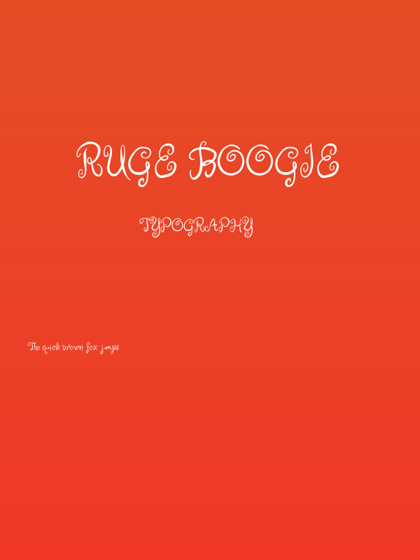 Ruge Boogie Poster
