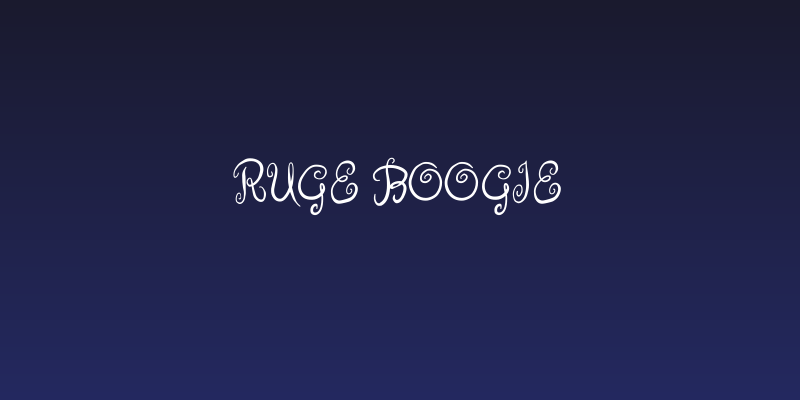 Ruge Boogie Social Header