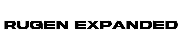 Rugen Expanded  免费字体下载