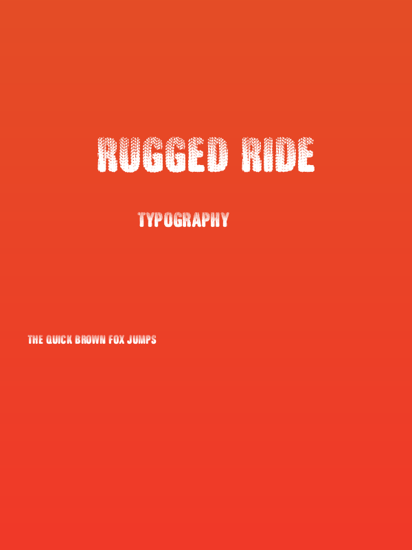 Rugged Ride Poster