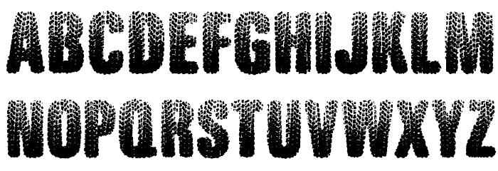 Rugged Ride Font LOWERCASE