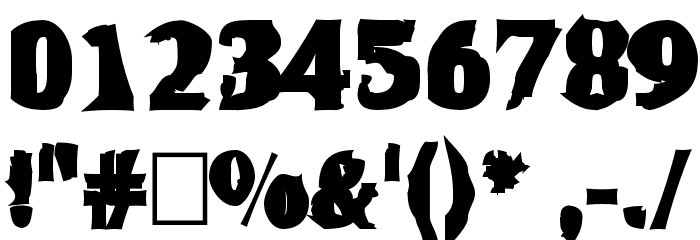 Rugguggla Font OTHER CHARS