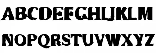 Rugguggla Schriftart Groß