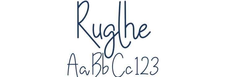 Ruglhe Font Preview