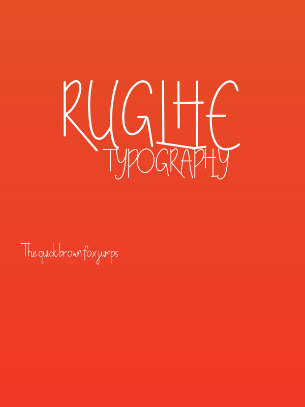 Ruglhe Poster