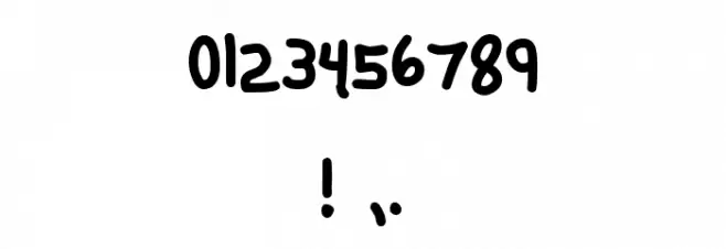 Rugrats Font OTHER CHARS