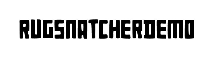 RugsnatcherDEMO  les polices de caractères gratuit tlcharger