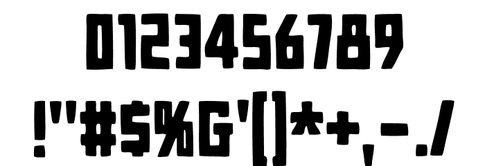 RugsnatcherDEMO Font OTHER CHARS