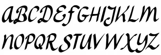 Ruhaniyat DEMO Regular Font Litere mari