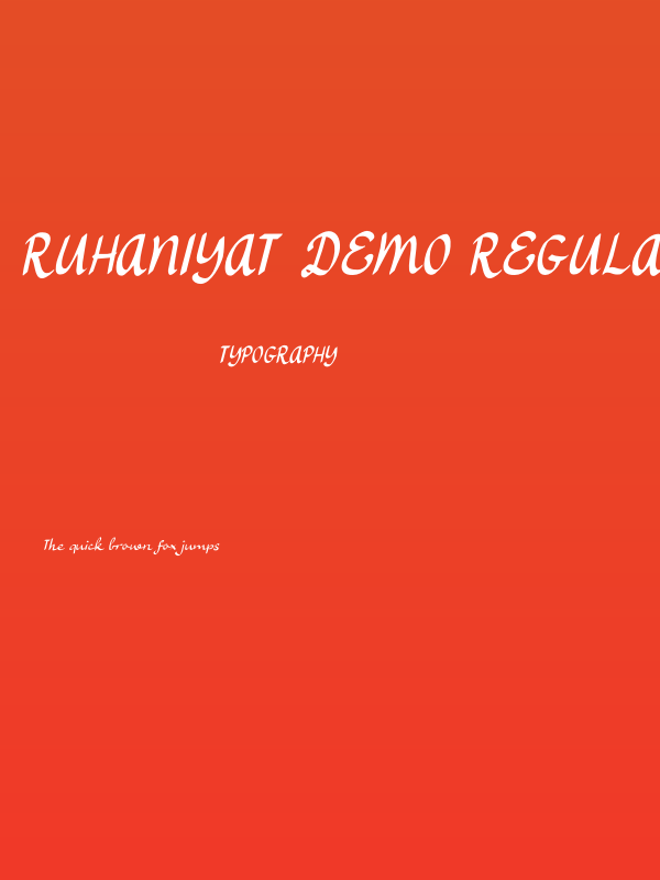 Ruhaniyat DEMO Regular Poster