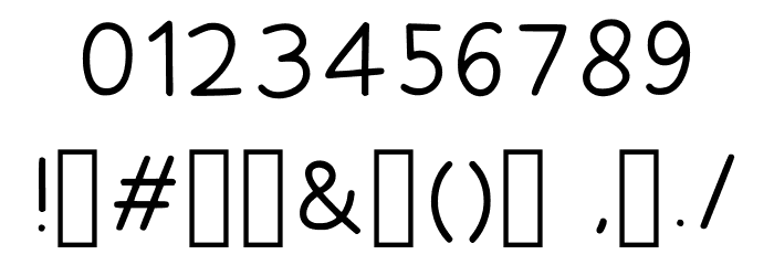 Ruhma Font Regular Font OTHER CHARS