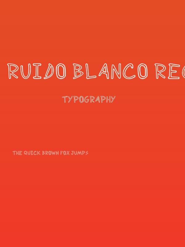 Ruido Blanco Regular Poster