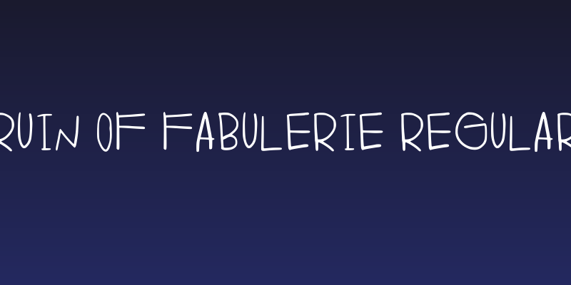 Ruin Of Fabulerie Regular Social Header