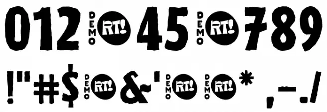 Ruina One Black Font OTHER CHARS