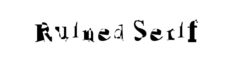Ruined Serif Font