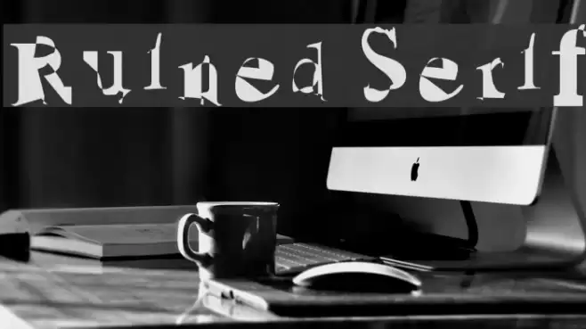 Ruined Serif Font examples