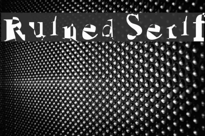 Ruined Serif Font examples