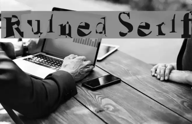 Ruined Serif Font examples