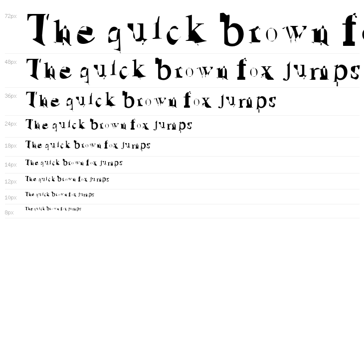 Ruined Serif Waterfall