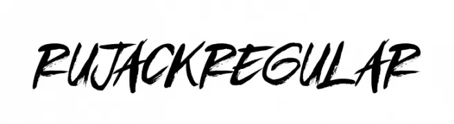 RujackRegular  تنزيل الخطوط