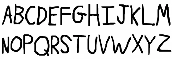 Ruji's Handwriting Font Шрифта ВЕРХНИЙ