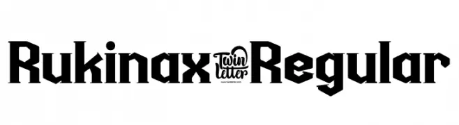 Rukinax-Regular  Descarca Fonturi Gratis