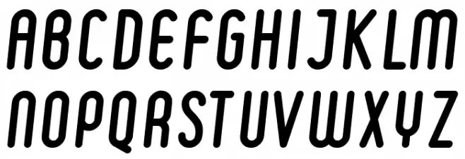 Ruler Bold Italic Schriftart Groß