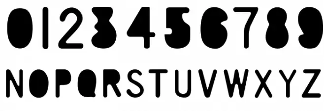 Ruler Elementary Font OTHER CHARS