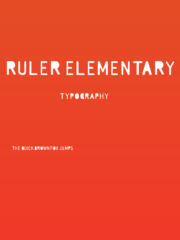Ruler Elementary Poster