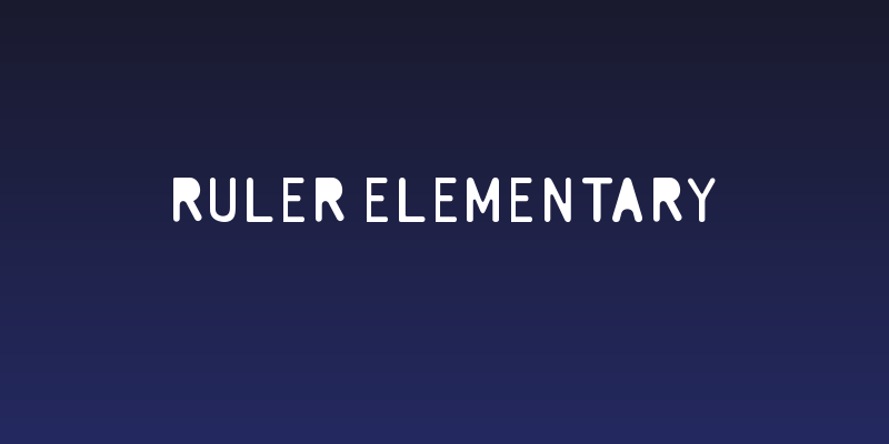 Ruler Elementary Social Header