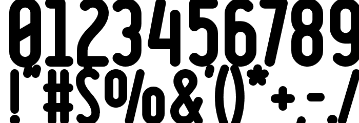 Ruler Heavy Font OTHER CHARS