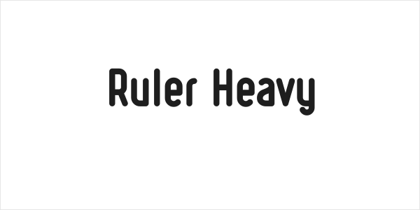Ruler Heavy Logo