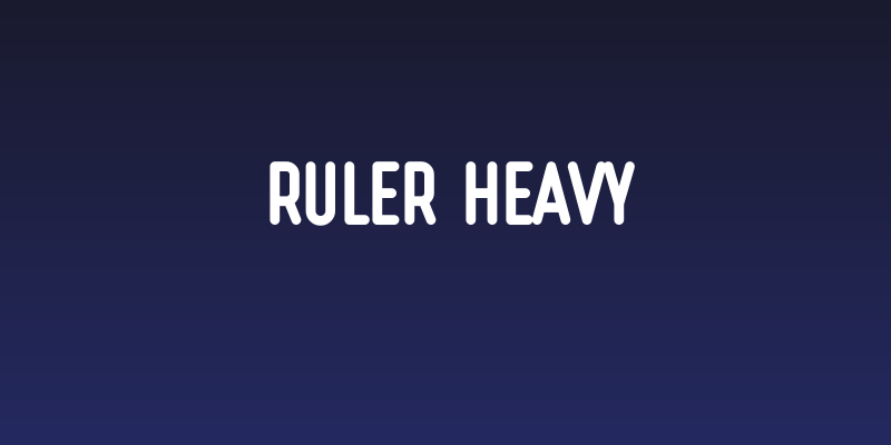 Ruler Heavy Social Header