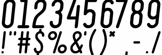 Ruler Italic Font OTHER CHARS