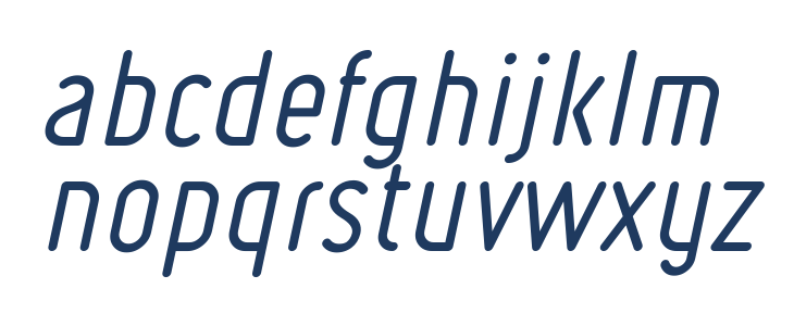 Ruler Italic Lowercase