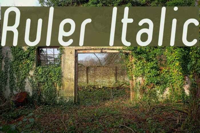 Ruler Italic Example 3