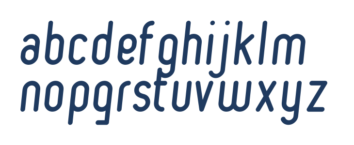 Ruler Italic Lowercase